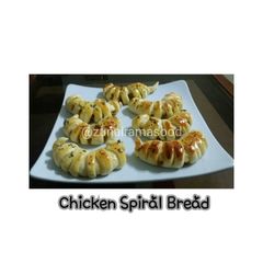 A picture of Chicken Spiral bread.