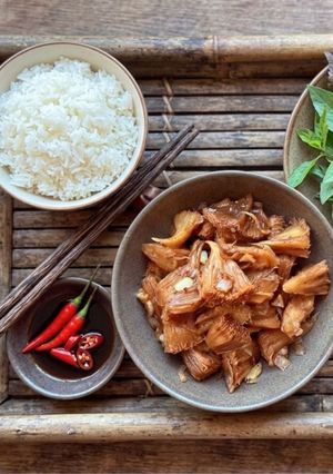 Hình của món 🌱 Nấm Hầu Thủ Khìa Nước Dừa.