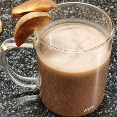 A picture of Choco Chikoo Smoothie !!.