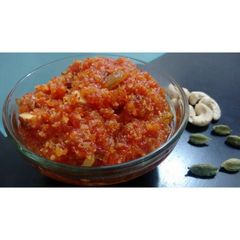 A picture of Gajrela(Gajar halwa).