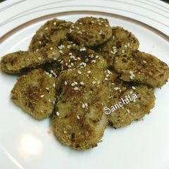 A picture of Falahari Arbi Masala Tikka / Colocasia Masala tikka.