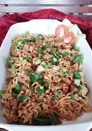 Foto resep Mie Goreng Ayam Pedas