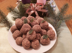 Mézeskalács - golyók sütés nélkül🌲🌲🌲 recept fotója