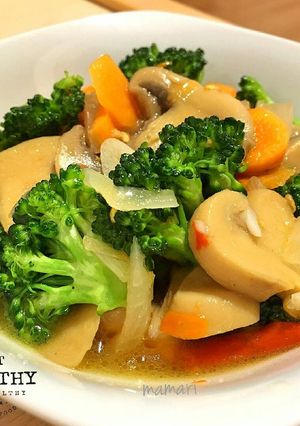 Foto resep Tumis brokoli jamur