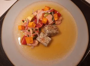 Una foto de Ceviche con golpe de calor