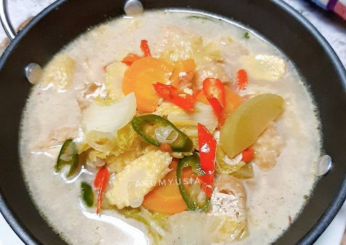 Resep Sayur Sawi Putih Tahu Santan Oleh Arum Yusia Cookpad