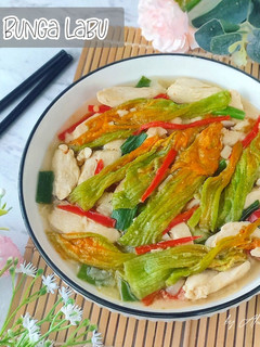 Foto resep Cah Bunga Labu Kuning