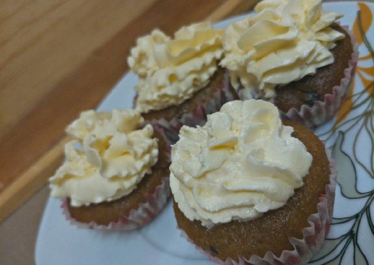 Resep Pumpkin Cupcake / Cupcake Labu Kuning Anti Gagal