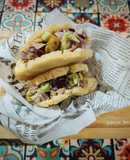 Arepa de aguacate y ventresca de atún