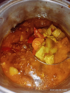 Foto resep Sayur lodeh kuah kuning pedas