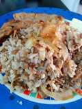 Arroz de Palito con Lentejas y cebolla Caramelizada