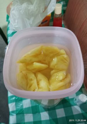 Foto resep Nanas lemon water