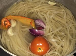 Una foto de Receta fácil de pastas de Dos Quesos y pimienta