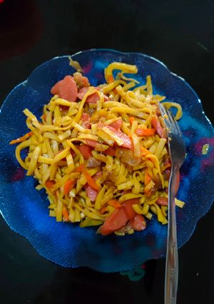 Foto resep Tumis mie pipih/oseng mie sederhana