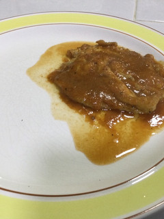Una foto de Tortitas de tepejilote en salsa roja