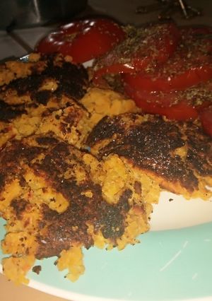 Una foto de Hamburguesas de garbanzos
