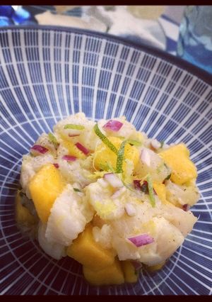 Foto di Tartare di merluzzo al mango