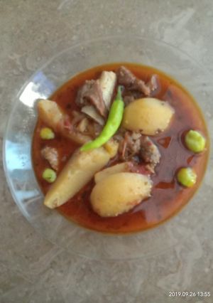 A picture of Ami wala AALO Ghosht.