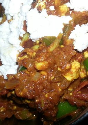 A picture of Paneer bhurji.