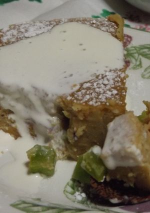 Una foto de Torta de pan con almendra y ron