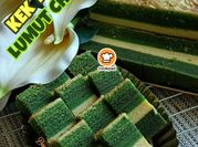 Gambar kek lapis cheese horlick