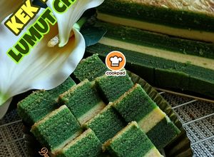 Gambar Kek Lapis Lumut Cheese