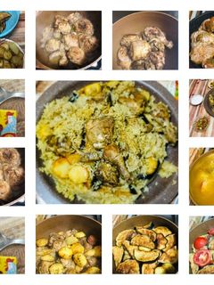 صورة لوصفة مقلوبة الباذنجان روووعه