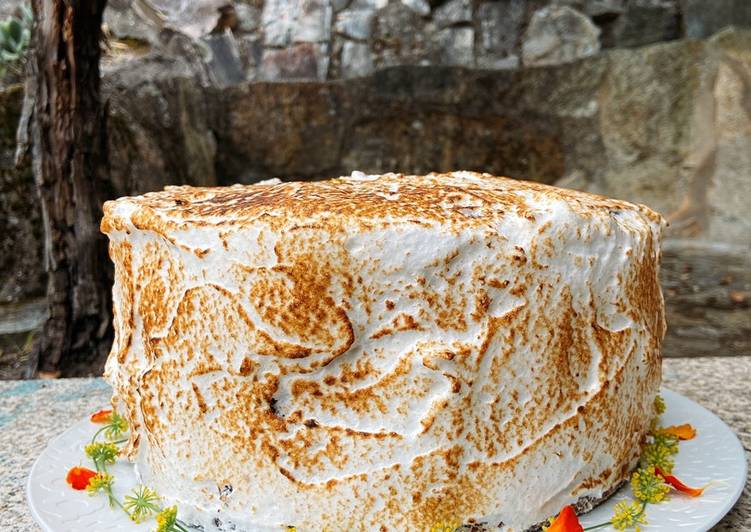 Bolo de limão e Lúcia-lima merengado