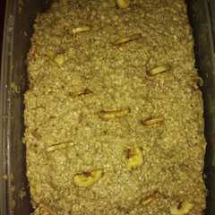 A picture of Tarta de avena y canela (vegetariana) 😎🌟microondas.