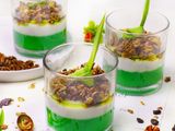#256 CINCAU MELON DAN BUBUR SUMSUM TOPPING GRANOLA