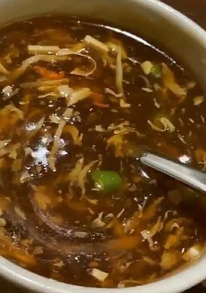 A picture of Manchow soup.