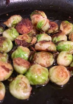 A picture of Glorious Brussel Sprouts.