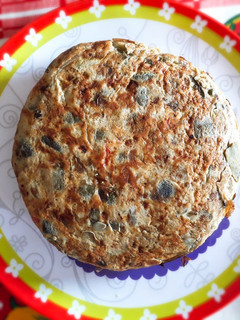 Una foto de Tortilla de zapallitos y berenjena 🍆