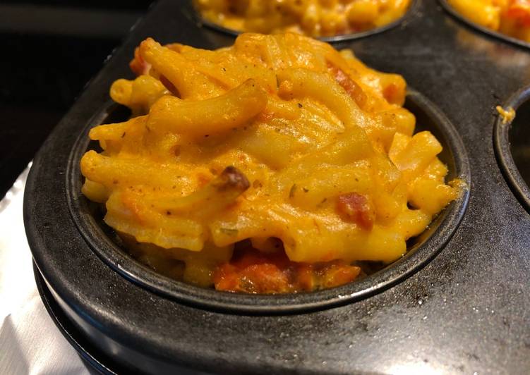 Steps to Make Quick 2 Cheese Mac &amp; Cheese 🧀 Cups