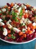 Salade composée aux betteraves