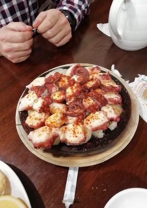 Una foto de Pulpo a feira