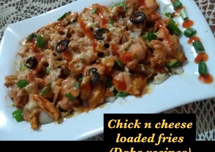 Recipe of Speedy Chicken and Cheese loaded fries