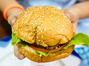 Hình ảnh của hamburger gà
