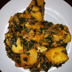 A picture of Yam porridge.