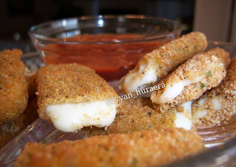 Resep Crispy fried mozarella yang Lezat Sekali