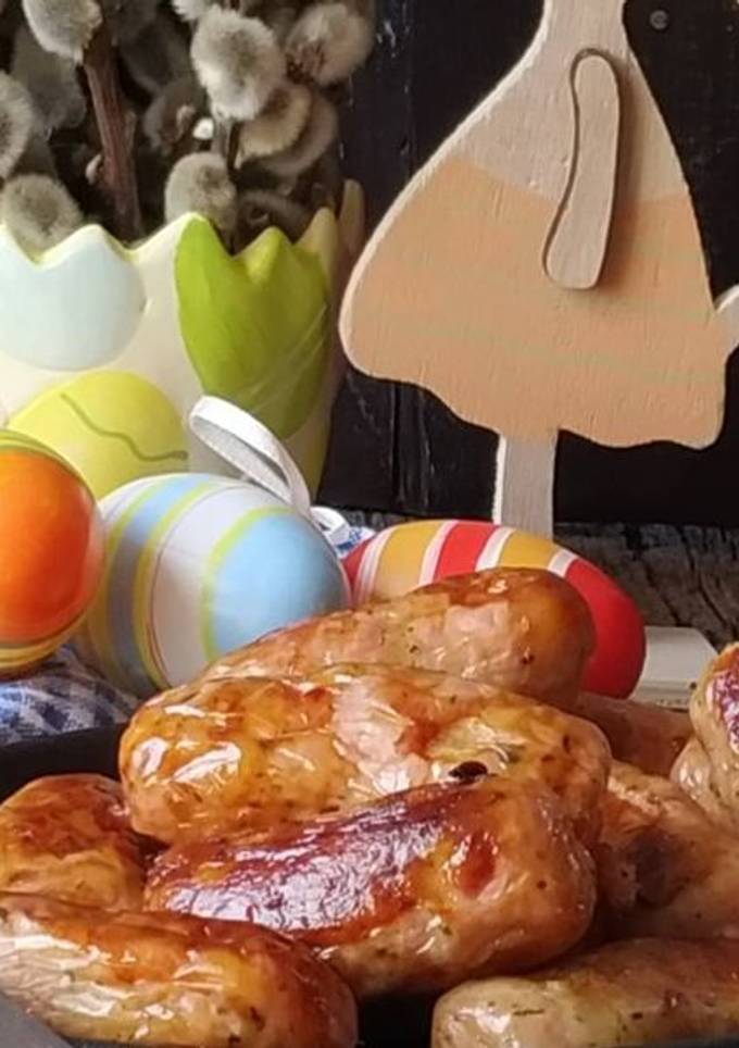 Куряча домашня ковбаса