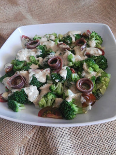 Una foto de Ensalada de brócoli
