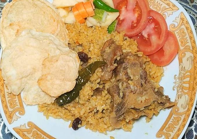 Resep: 55. Nasi Kebuli Daging Sapi Istimewa