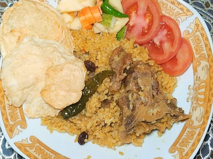 Resep: 55. Nasi Kebuli Daging Sapi Istimewa