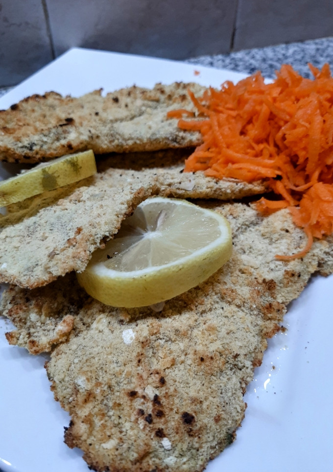 Una foto de Milanesas de pollo SIN PAN RALLADO