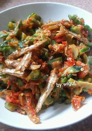 Foto resep 08.Oseng pare teri