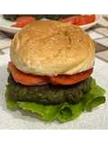 Hamburger con burger di carne e di spinaci 🍔
