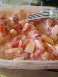 A picture of Apple 🍎 Salad.