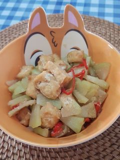 Foto resep Tumis labu siam tahu