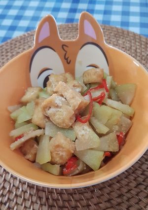 Foto resep Tumis labu siam tahu
